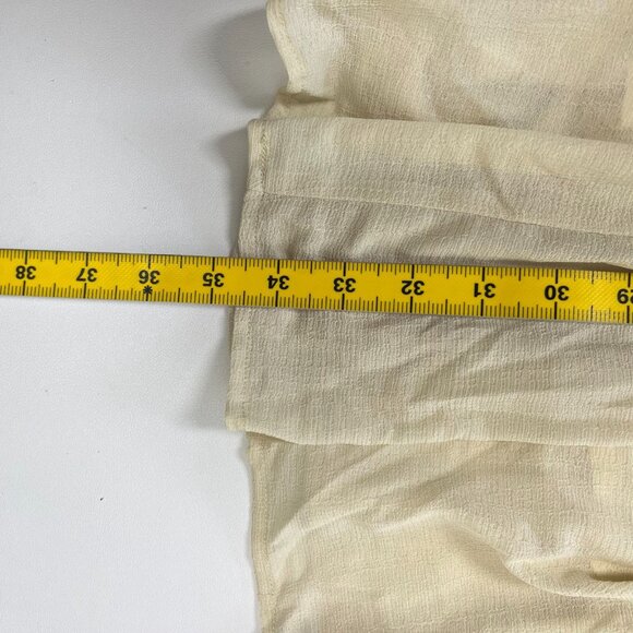 $385 NWOT See by Chloé Off-White Embroidered Maxi Skirt Size 38/L Pull-On - Picture 12 of 13